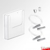Wall Cable Leaflet Holder Kit (A4 A5 DL Brochure sizes)