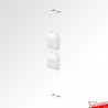 Wall Cable Leaflet Holder Kit (A4 A5 DL Brochure sizes)