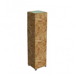 OSB Display Plinth With Castors