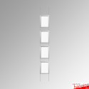 A4 Snap Frame Fixed Chain Kit, Ceiling to Floor & Wall Displays