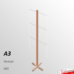 Wooden Poster Stand (Freestanding)