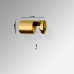 GOLD Wall Rug Supports (Fixed Hanger)