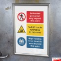 Magnetic Signage Frame for Posters & Prints (Magnet Snap Frames)