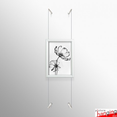 White Snap Frame & Wall Cables Kit A4