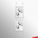 White Snap Frame & Wall Cables Kit A4