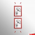 Red Snap Frame & Wall Cables Kit A4
