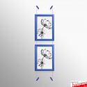 Blue Snap Frame & Wall Cables Kit A4