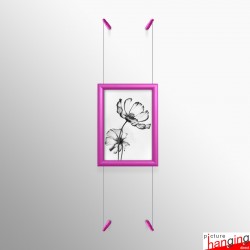 Pink Snap Frame & Wall Cables Kit A4