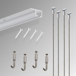 U Rail Art Gallery / Ceiling Picture Hanging System