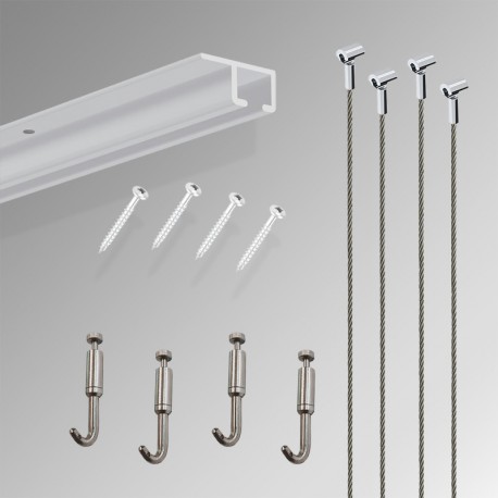 U Rail Art Gallery / Ceiling Picture Hanging System