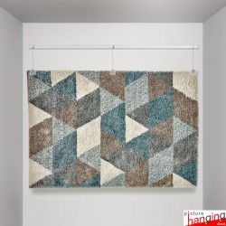 Simple Heavy Rug Hanging Cable Kits for Jrail Crail Prail Picture Rails