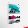 Wall Hanging Metal Print / Steel Plate Art 'Wall-to-Wall' Kit