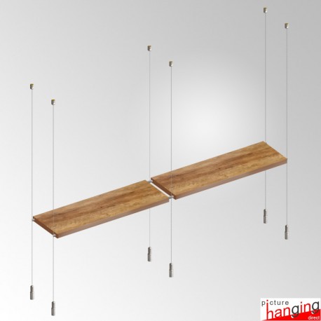 2 Column Suspended Shelves Cable Kit, Ceiling-to-Floor (Fittings Only)