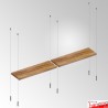 2 Column Suspended Shelves Cable Kit, Ceiling-to-Floor (Fittings Only)