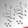 Cable Hanging Shelves Kit, Ceiling-to-Floor Cables For Shelving With Holes (Fittings Only)