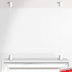 Ceiling-to-Frame Coloured Cable Kit (Black White Gold)