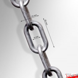 Welded Chrome Steel Chain (Heavy Duty)