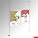 2A4 Acrylic Panel & Cable Kit for Walls (Wall-to-Wall)