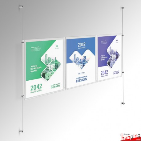 3A4 Pocket Wall Rod Display Set (Ready-made)
