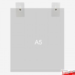 Double-Sided Window Pocket Kit, Self-Adhesive Display for Paper Sizes A5 A4 A3 A2 A1