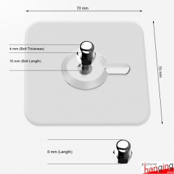 Double-Sided Window Pocket Kit, Self-Adhesive Display for Paper Sizes A5 A4 A3 A2 A1