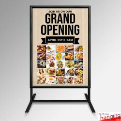 Freestanding Pavement Sign Stand (A1 & A0 Poster Display)