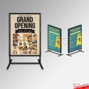 Double-sided Freestanding Pavement Sign Stand (A1 & A0 Poster Display)