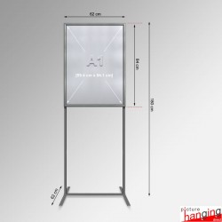 Multi A1 Freestanding Pavement Sign (Double-sided Stand, 180cm)