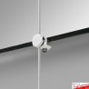 White Cable Shelf Support, Single (6MM, 8MM, 10MM Horizontal Grip)