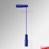 Wall to Floor Blue Cable Fitting