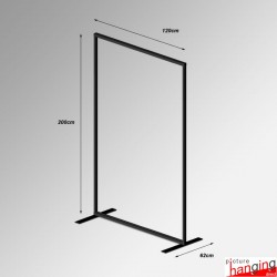 Expo Carpet Rack Display Stand - Double-sided