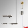 Cable Display Canvas Hanging Kit - Ceiling-to-Wall Cables & Fittings for Artwork & Signs