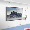 Cable Display Canvas Hanging Kit - Wall-Mounted Cables & Fittings for Artwork & Signs