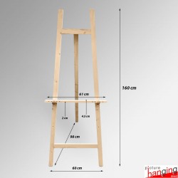 Eco-friendly Display Easel (Pine Wood Art Stand)
