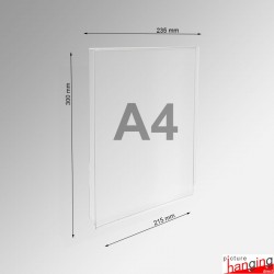Self-adhesive Poster Pockets - Display Adverts, Menus, & Price Lists On All Surfaces (Wood, Metal, Glass)