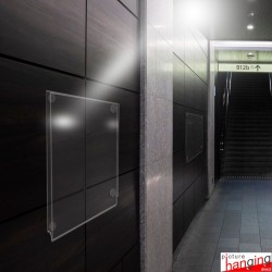 Self-adhesive Poster Pockets - Display Adverts, Menus, & Price Lists On All Surfaces (Wood, Metal, Glass)