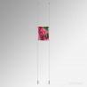 A5 Ready-Made Cable Display Kits (Ceiling-to-Floor) - Acrylic Pockets & All Fittings Set, Complete System