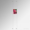 A5 Ready-Made Cable Display Kits (Wall-to-Wall) - Acrylic Pockets & All Fittings Set, Complete System