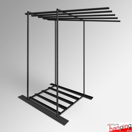 Pull Out Art Storage & Display Stand (Freestanding Storage Solution for Framed Paintings)